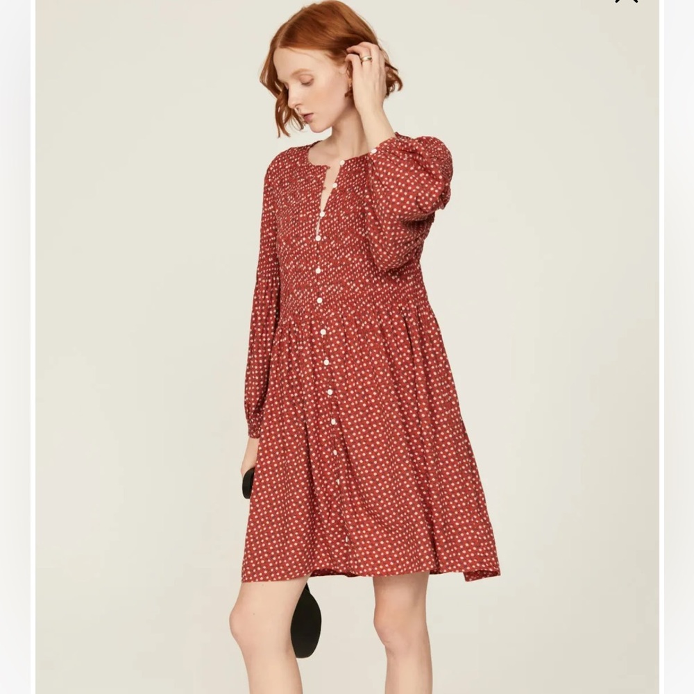 Madewell Easy Smocked Mini Dress